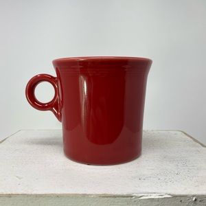 Fiesta Mug with Ring Handle in Red